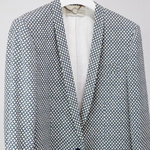Stella McCartney SS/12 Runway Navy Patterned Blazer - Picture 4 of 12